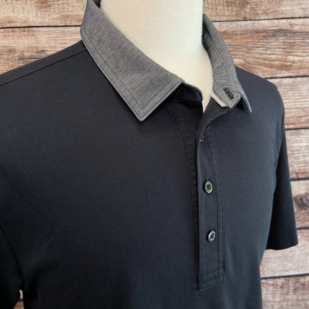 Travis Mathew Dark Blue Polo Shirt Size L